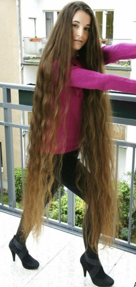 Длинные волосы красивые