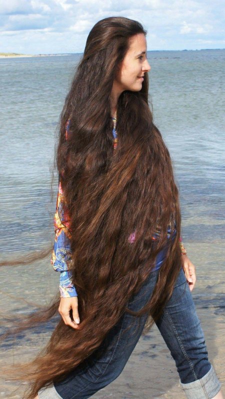Супер длинные волосы