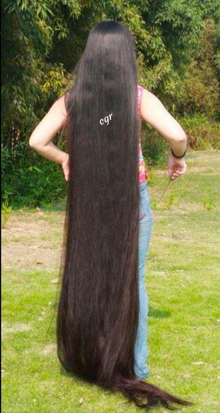 Очень длинные волосы