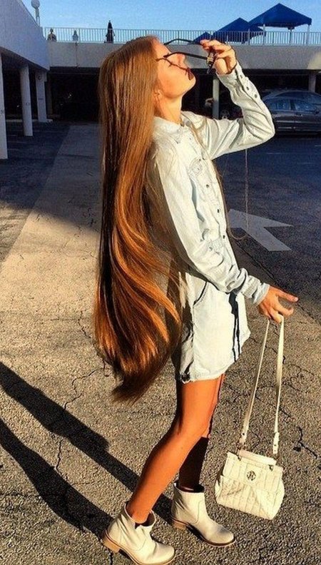 Супер длинные волосы