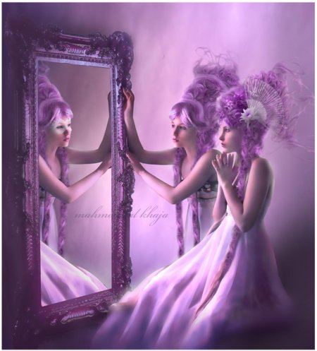 Девушка с зеркалом