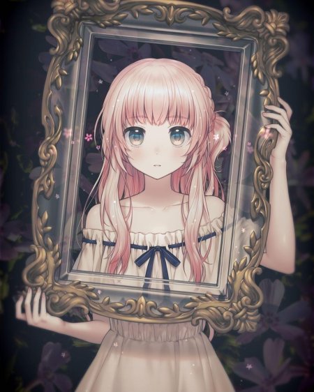 Красивая аниме девушка