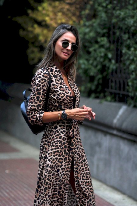 Платье зара леопардовый принт