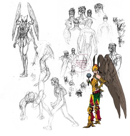 Концепт для персонажа комикса