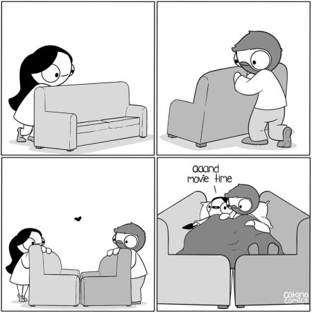 Комиксы про отношения