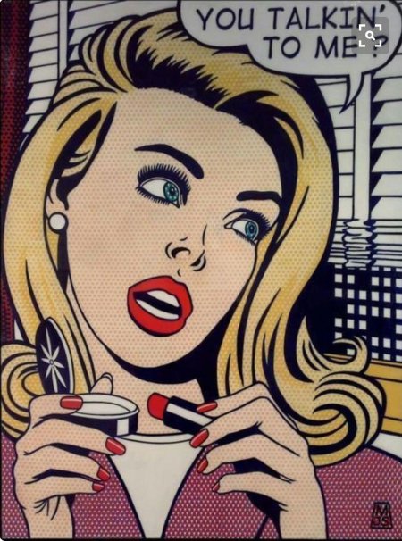 Поп арт комикс