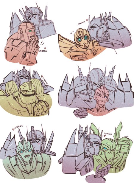 Трансформеры оптимус и арси