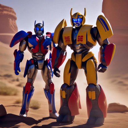 Бамблби и оптимус прайм