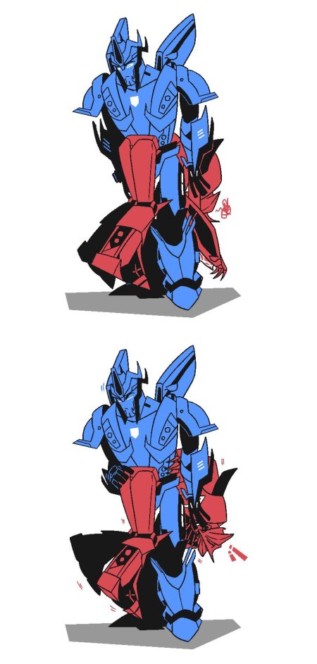 Трансформеры оптимус и арси. прайм прайм арси