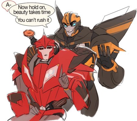 Трансформеры прайм нокаут и бамблби