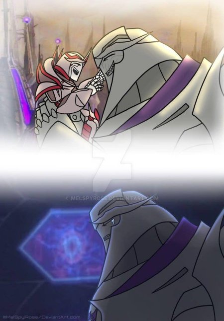 Трансформеры прайм оптимус и мегатрон любовь