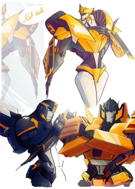 Трансформеры прайм бамблби человек