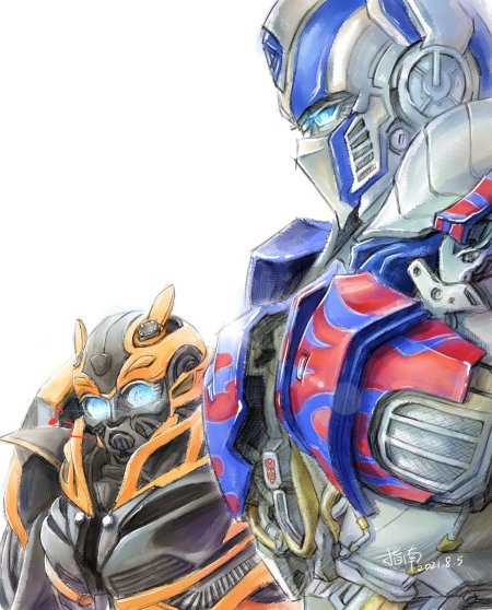 Optimus prime x bumblebee