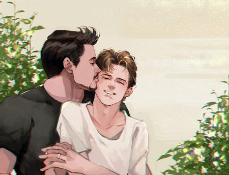 Тони старк и питер паркер