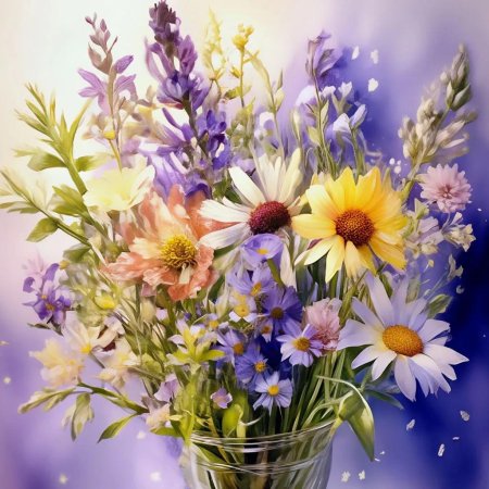 Полевые цветы красивые