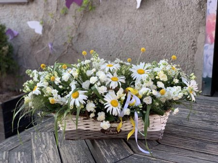 Букет полевых ромашек