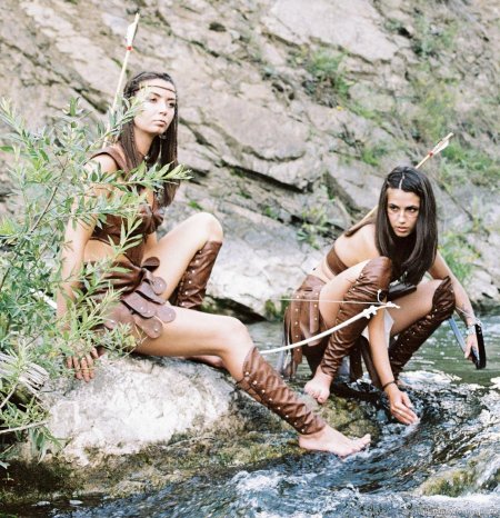 Фотосессия в стиле амазонки