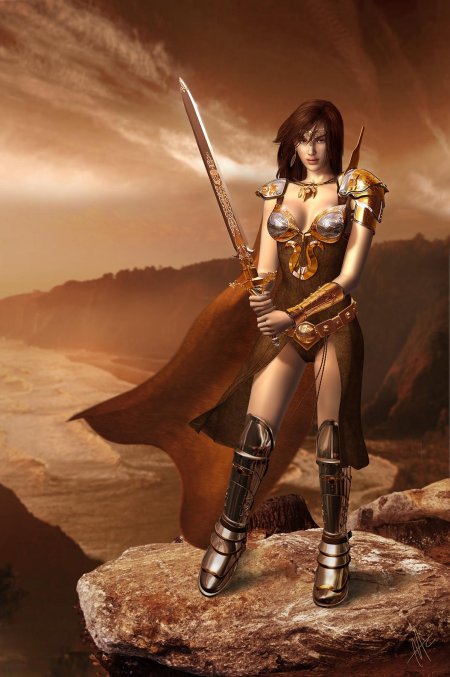 Фэнтези девушки воительницы