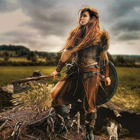 Фотосессия в стиле викингов