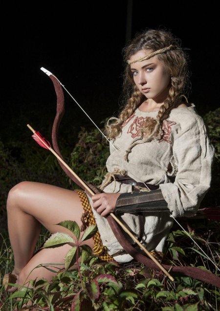 Фотосессия в образе амазонки