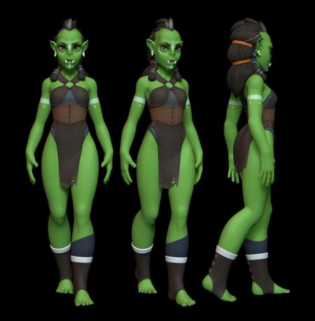 Женщина орк