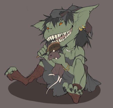 Гоблин девушка арт