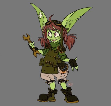 Гоблинша wow арт