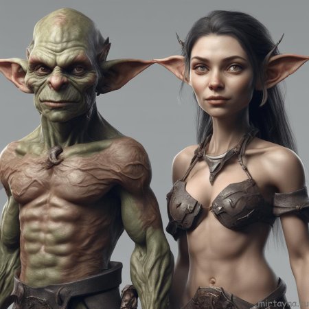 Гоблин девушка арт