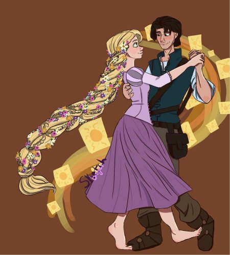 Флин райдер и рапунцель любовь