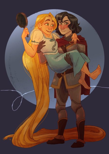 Рапунцель и кассандра