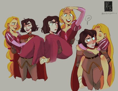 Рапунцель и кассандра