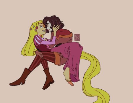 Рапунцель и кассандра юри