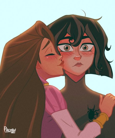 Рапунцель и кассандра шип