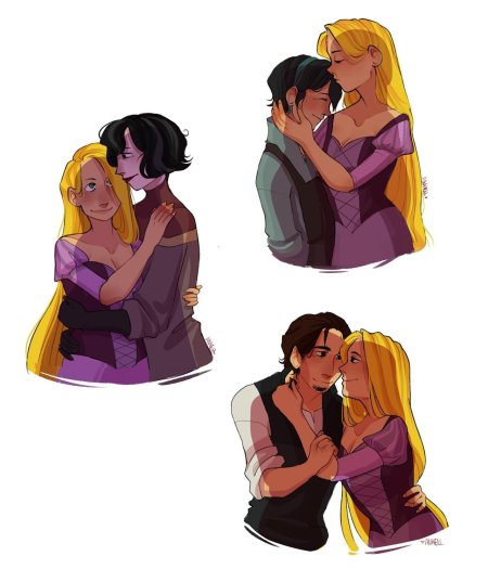 Флин райдер и рапунцель любовь