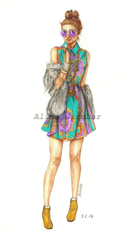 Модные рисунки