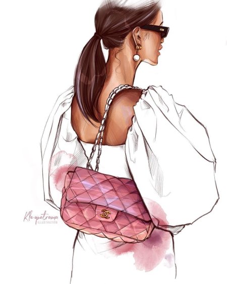 Модная иллюстрация