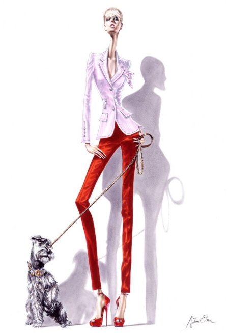 Фэшн иллюстратор артуро елена