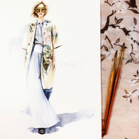 Модные эскизы