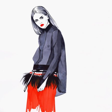 Фэшн иллюстратор диана кукса