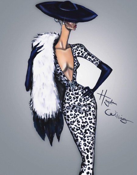 Фэшн иллюстрации хайден вильямс