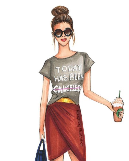 Модная иллюстрация