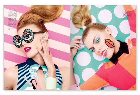 Макияж в стиле поп арт