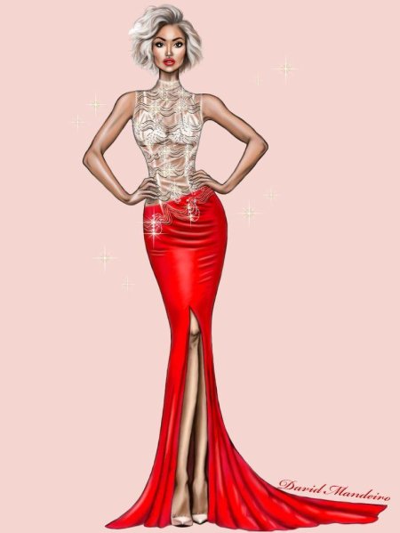 Платье эскиз