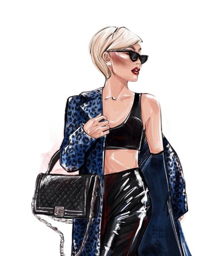 Модная иллюстрация