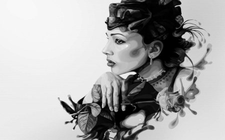 Девушка рисунки