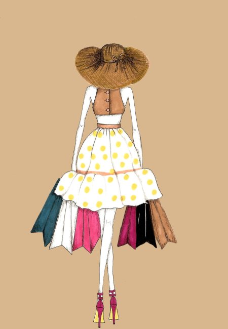 Модная иллюстрация