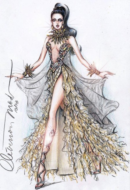 Мода эскизы