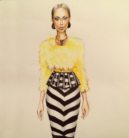 Дизайн одежды эскизы