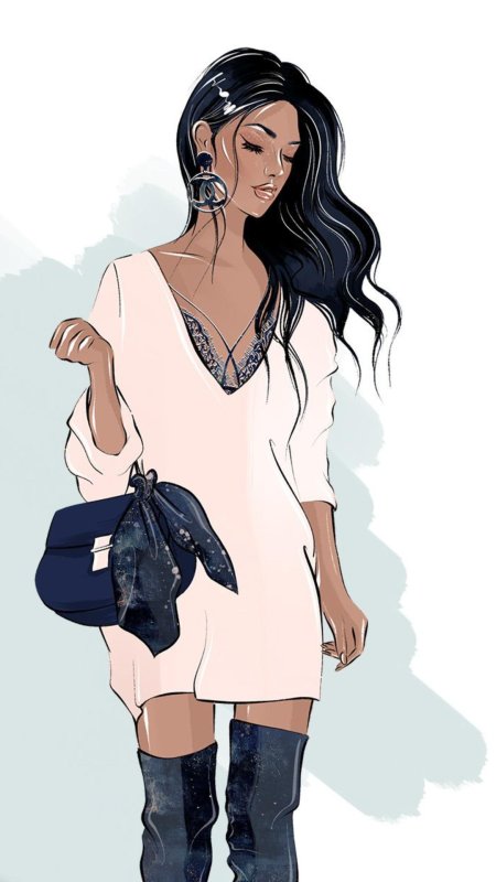 Модная иллюстрация