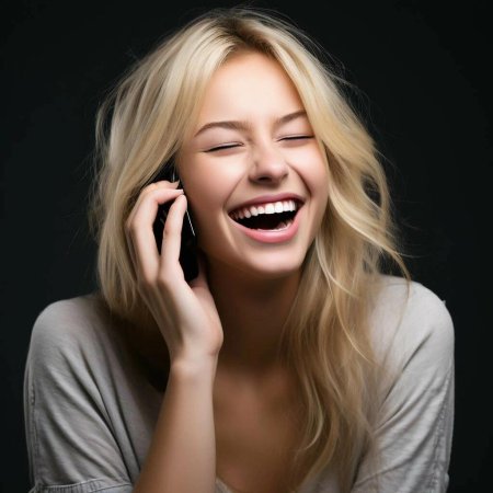 Смеющаяся девушка